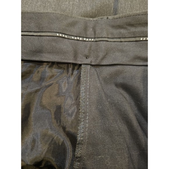 Hugo Boss "James Brown" 100% Virgin Wool Dress Pants, Men's Size 36R  Dark Gray - Picture 4 of 11
